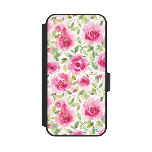 Samsung Galaxy A15 5G NIVOflip Aquarelle de roses fraîches