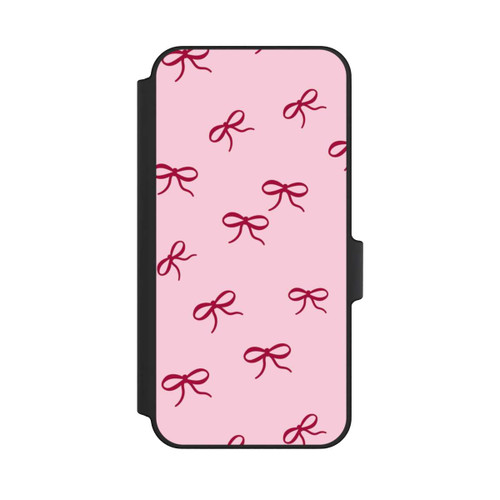 Samsung Galaxy A15 5G NIVOflip Schleifen Muster Rot Pink