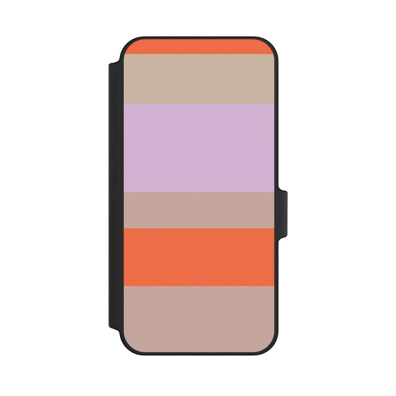 Galaxy A15 5G NIVOflip Moca Lila Orange Stripes