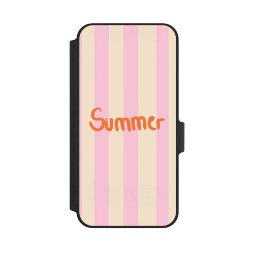 Samsung Galaxy A15 5G NIVOflip Summer Pink And Orange Stripes