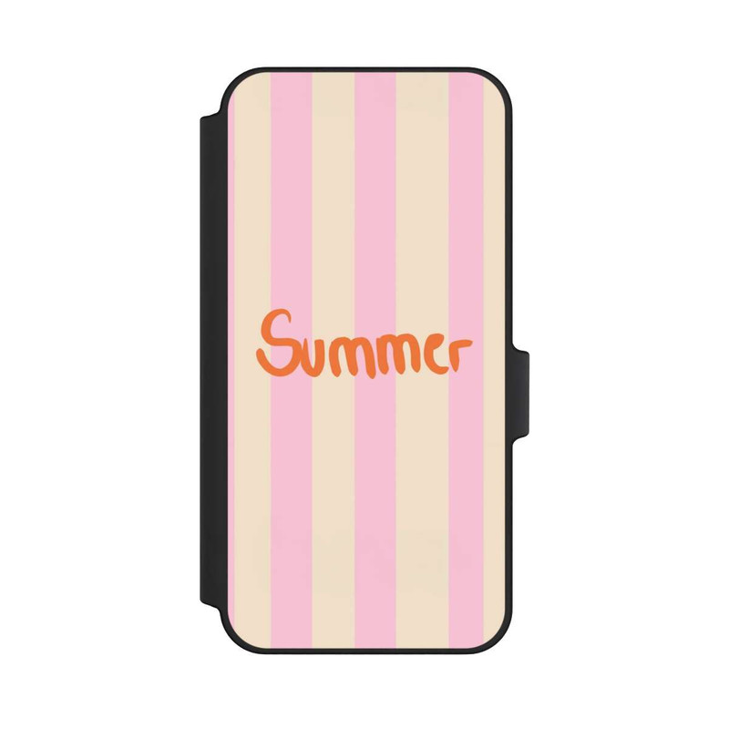 Galaxy A15 5G NIVOflip Summer Pink And Orange Stripes