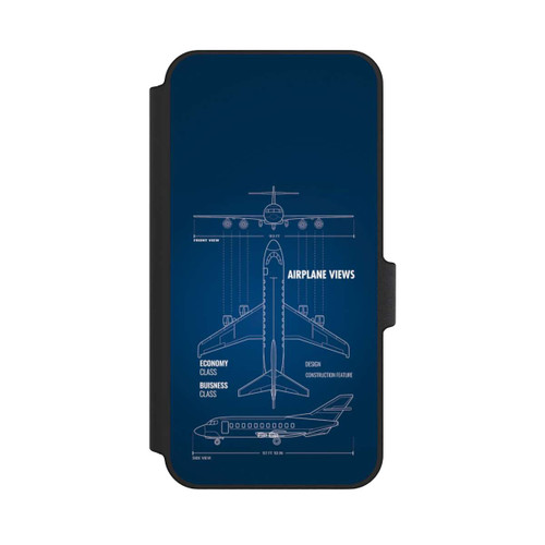 Samsung Galaxy A15 5G NIVOflip Flugzeug-Wireframe