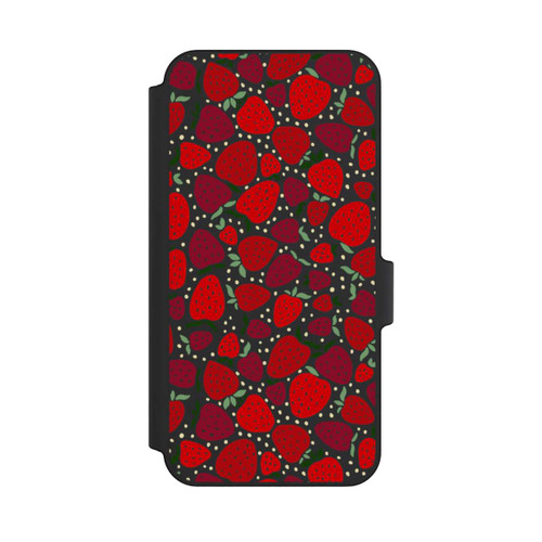 Samsung Galaxy A15 5G NIVOflip Strawberry Pattern Comic Transparent