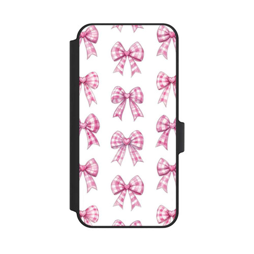 Samsung Galaxy A15 5G NIVOflip Pink Gingham Hearts and Bows