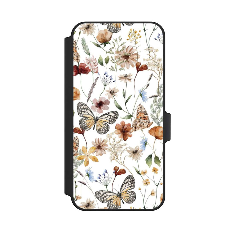 Galaxy A15 5G NIVOflip Wildflowers and Butterflies Pattern