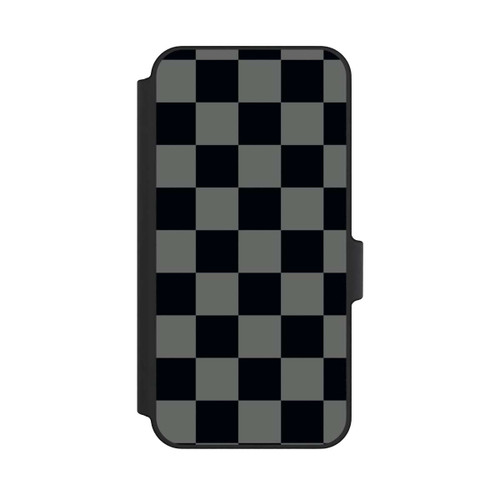 Samsung Galaxy A15 5G NIVOflip Schachbrett Schwarz Grau