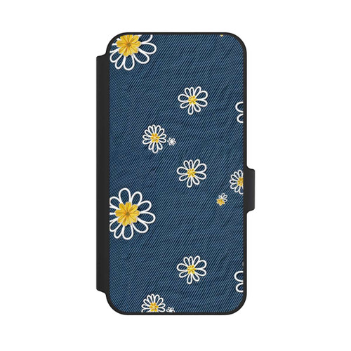 Samsung Galaxy A15 5G NIVOflip Jeans Flowers Pattern with AI