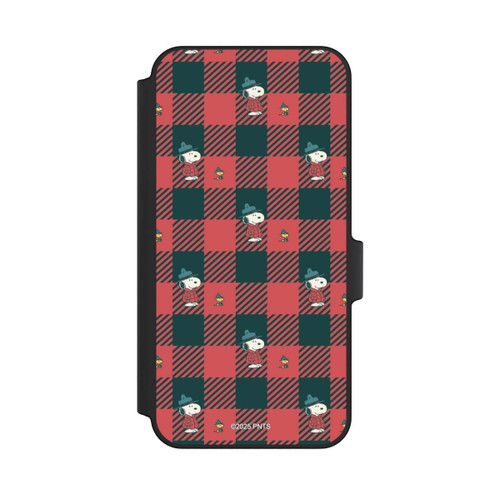 Samsung Galaxy A15 5G NIVOflip Peanuts Red Tartan Pattern