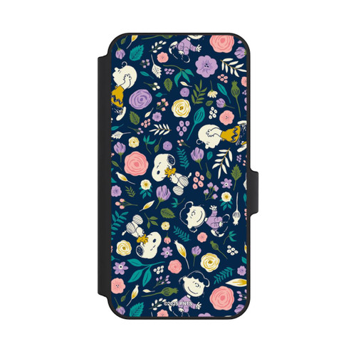 Samsung Galaxy A15 5G NIVOflip Peanuts Dark Flower Pattern