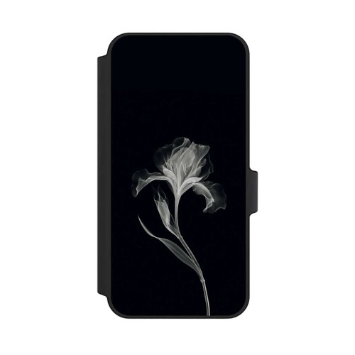 Samsung Galaxy A15 5G NIVOflip Negativ Flower Grey on Black with AI