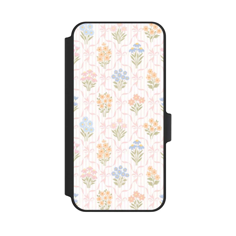 Galaxy A15 5G NIVOflip Vintage Frühlingsblumenstrauß im Cottagecore Stil
