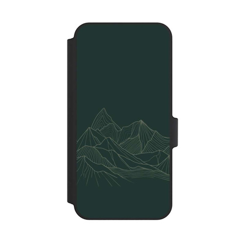 Samsung Galaxy A15 5G NIVOflip Berg Line Art Grün