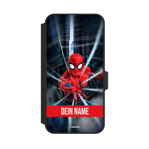 Samsung Galaxy A15 5G NIVOflip Spiderman Webs in Action Personalisierbar