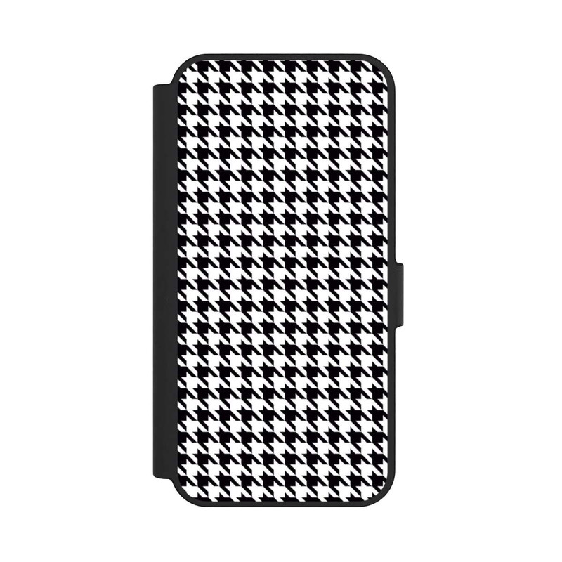 Galaxy S24 FE NIVOflip Houndstooth black-white
