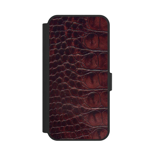 Samsung Galaxy S24 FE 5G NIVOflip Cuir de Crocodile