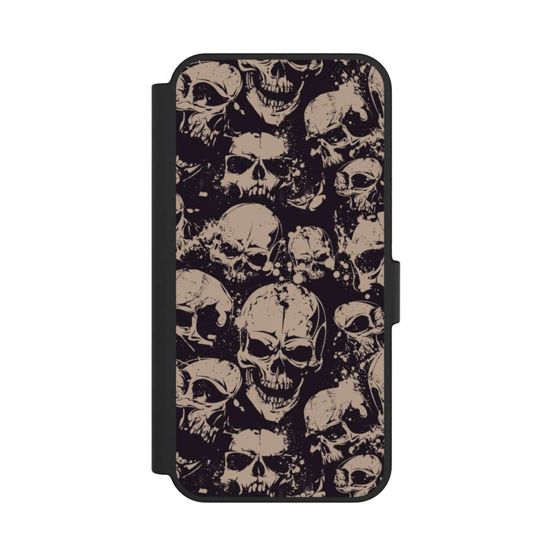 Galaxy S24 FE NIVOflip Crânes d'Halloween