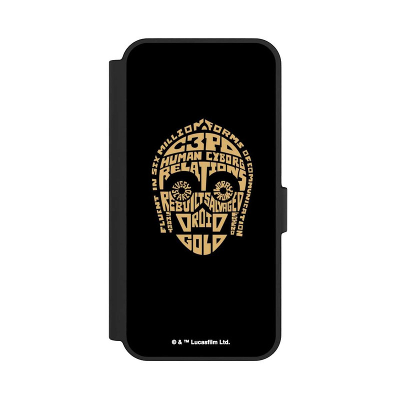 Galaxy S24 FE NIVOflip C3PO Typo Grafisch