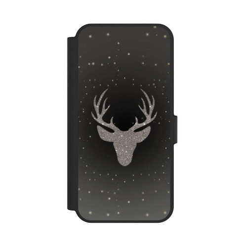 Samsung Galaxy S24 FE 5G NIVOflip Hirsch Glitzer Look