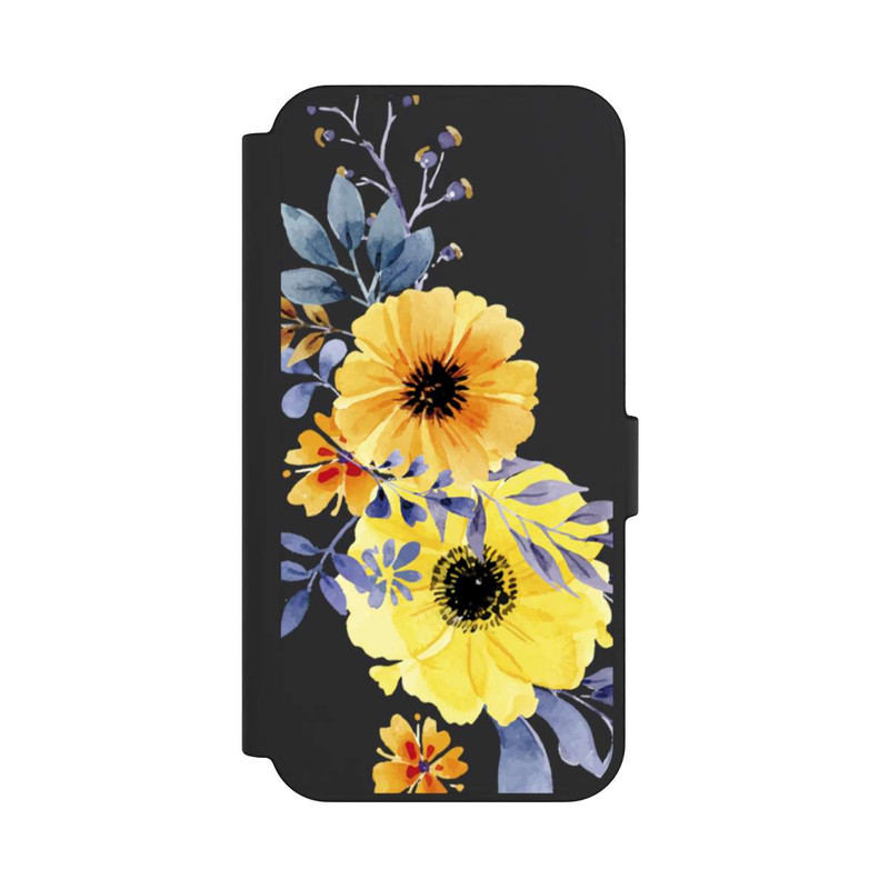 Galaxy S24 FE NIVOflip Fleurs Suédoises Jaunes