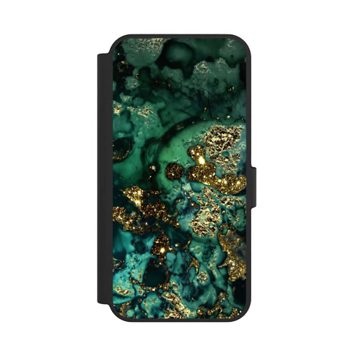 Samsung Galaxy S24 FE 5G NIVOflip Marbre Cyan Scintillant