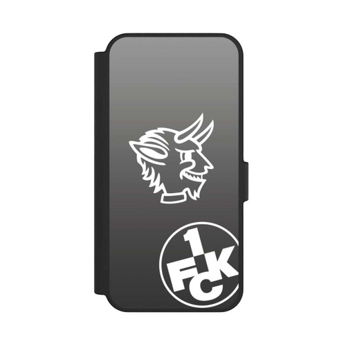 Samsung Galaxy S24 FE 5G NIVOflip Teufelskopf FCK auf Schwarz