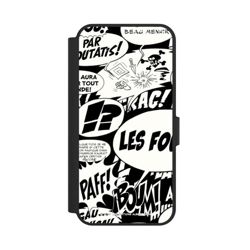 Samsung Galaxy S24 FE 5G NIVOflip Sprechblasen Asterix Schwarz