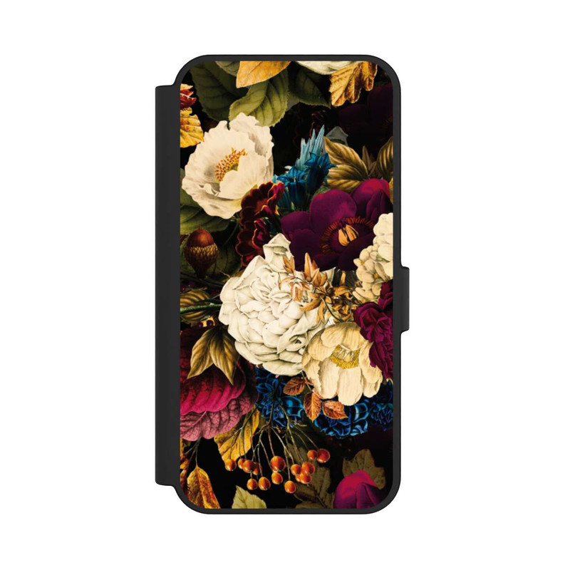 Galaxy S24 FE NIVOflip Fleurs vintage sombres