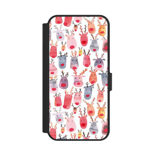 Samsung Galaxy S24 FE 5G NIVOflip  Niedliches Rentieraquarell