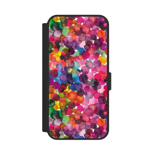 Samsung Galaxy S24 FE 5G NIVOflip Überlappende Aquarellpunkte