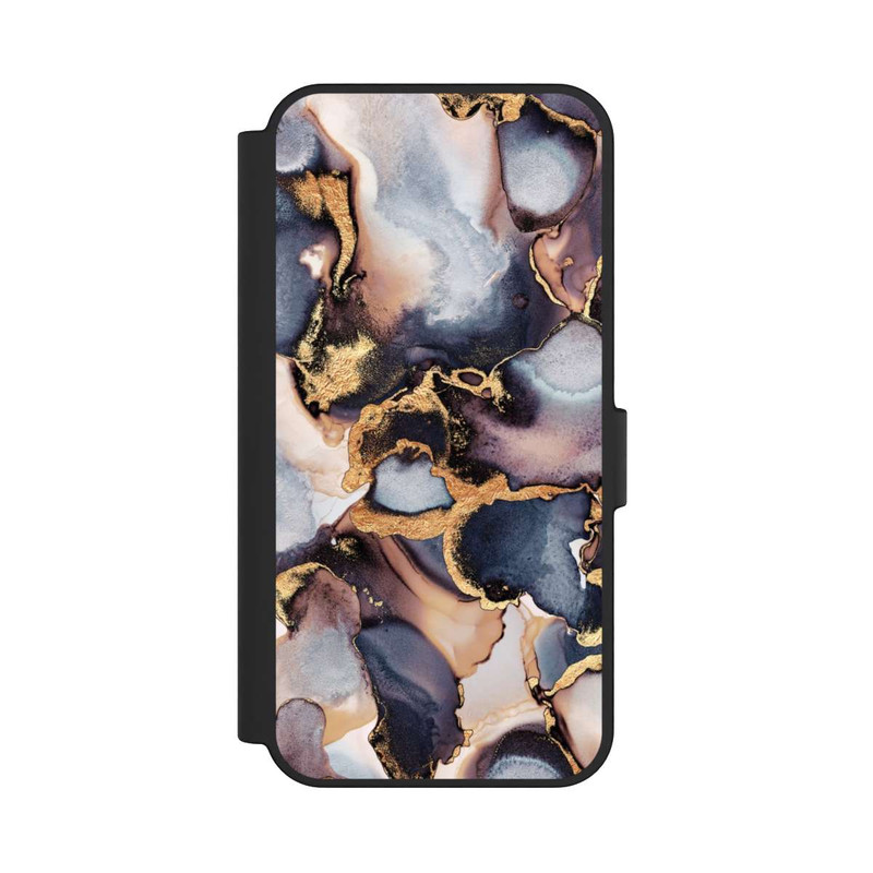 Galaxy S24 FE NIVOflip Impression Dreamy Ink Gris Or