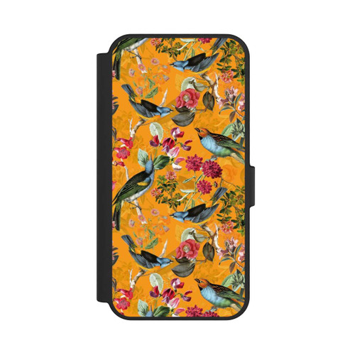Samsung Galaxy S24 FE 5G NIVOflip Tapete mit Vögeln und Blumen