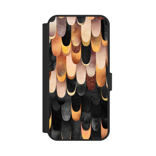 Samsung Galaxy S24 FE 5G NIVOflip Gefiedertes Kupfer und Schwarz