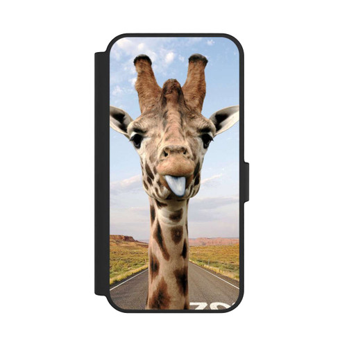 Samsung Galaxy S24 FE 5G NIVOflip Giraffe auf der Straße