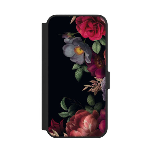 Samsung Galaxy S24 FE 5G NIVOflip Fleurs sur noir