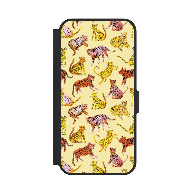 Galaxy S24 FE NIVOflip Tiger und Leoparden Savannah