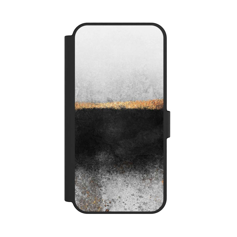 Galaxy S24 FE NIVOflip Soot and Gold Print