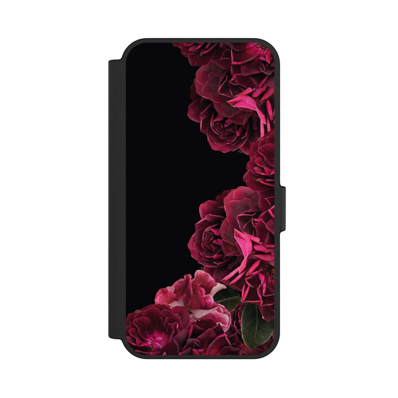Galaxy S24 FE NIVOflip Vintage Roses on Black