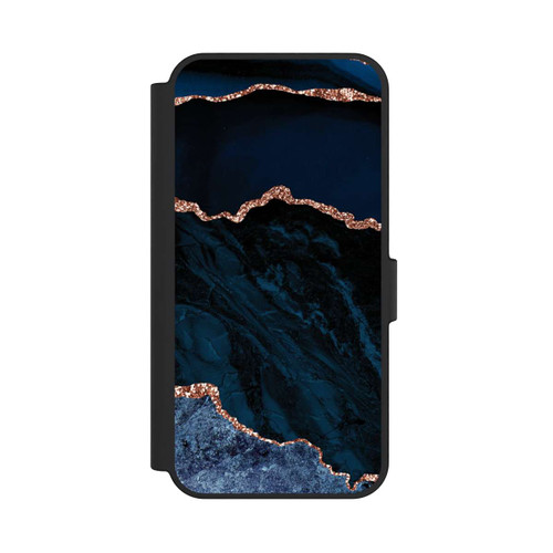 Samsung Galaxy S24 FE 5G NIVOflip Nacht Blau Marmor Landschaft