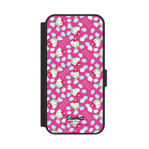 Samsung Galaxy S24 FE 5G NIVOflip Hello Kitty Regenbogenmuster