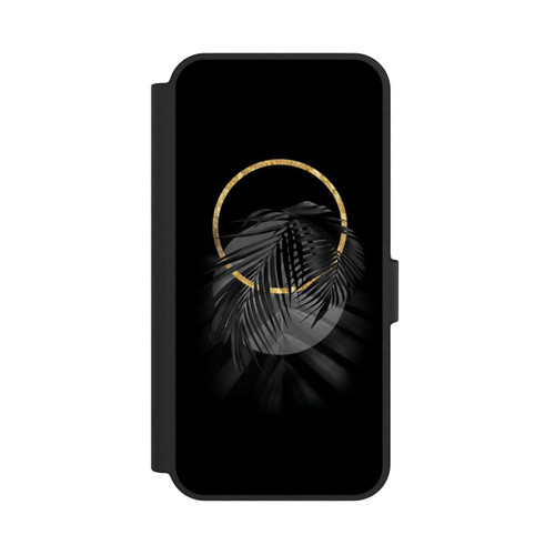 Samsung Galaxy S24 FE 5G NIVOflip Feuille tropicale noire