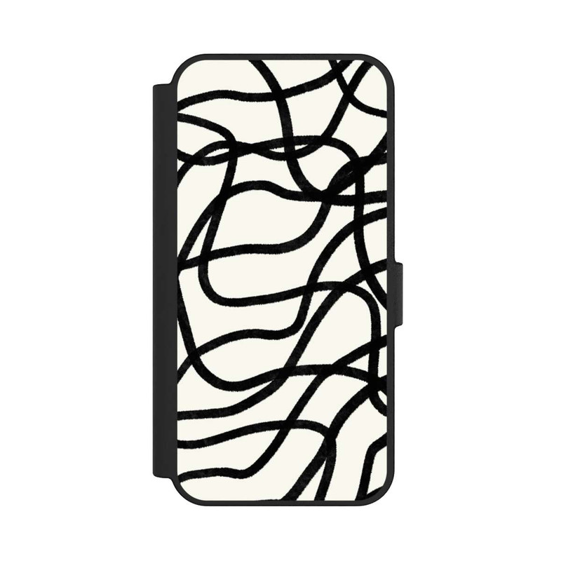 Galaxy S24 FE NIVOflip Lignes noires