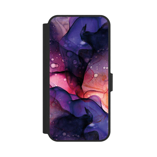 Samsung Galaxy S24 FE 5G NIVOflip Flüssige Kunst Lila-Pink