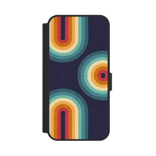 Samsung Galaxy S24 FE 5G NIVOflip Double Rainbow on Blue