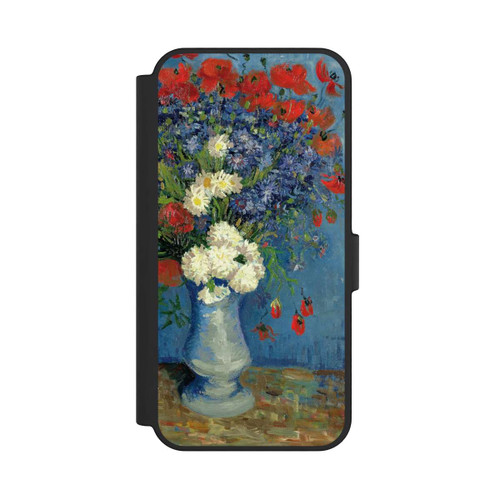 Samsung Galaxy S24 FE 5G NIVOflip Vase avec Bleuets et Coquelicots - Vicent Van Gogh