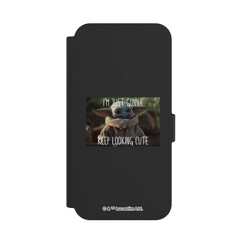 Galaxy S24 FE NIVOflip Star Wars The Child Cute Transparent