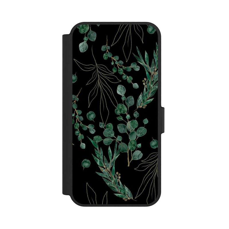Galaxy S24 FE NIVOflip Eucalyptus Leaves black