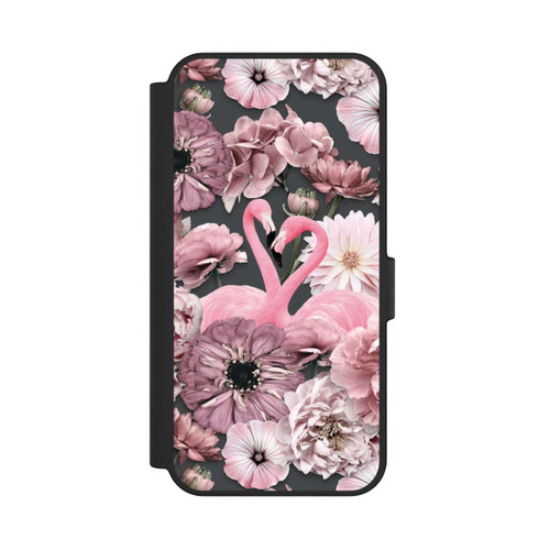Samsung Galaxy S24 FE 5G NIVOflip Flamants roses en motif de fleurs