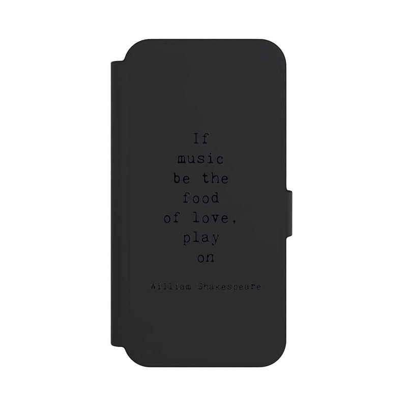 Galaxy S24 FE NIVOflip Shakespeare Music Food Transparent