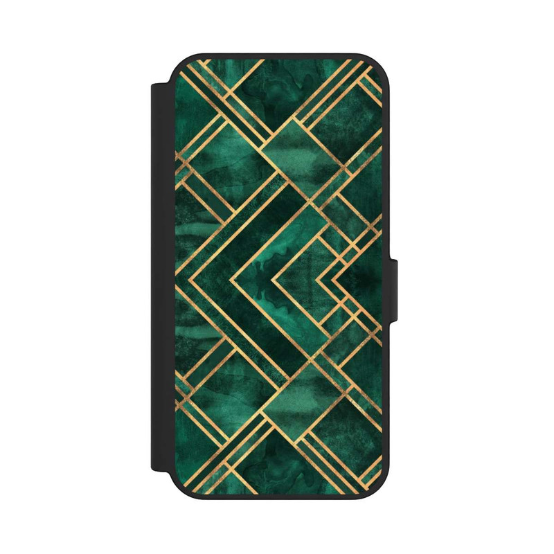 Galaxy S24 FE NIVOflip Green Blocks