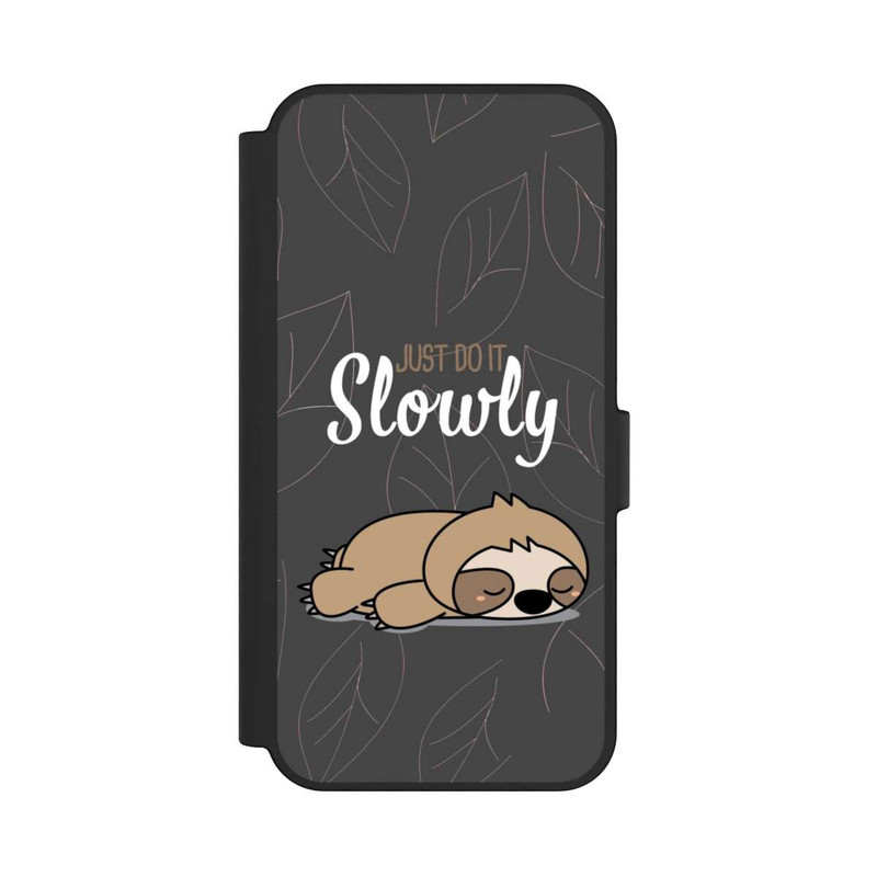 Galaxy S24 FE NIVOflip Just Do It Slowly Sloth Grey
